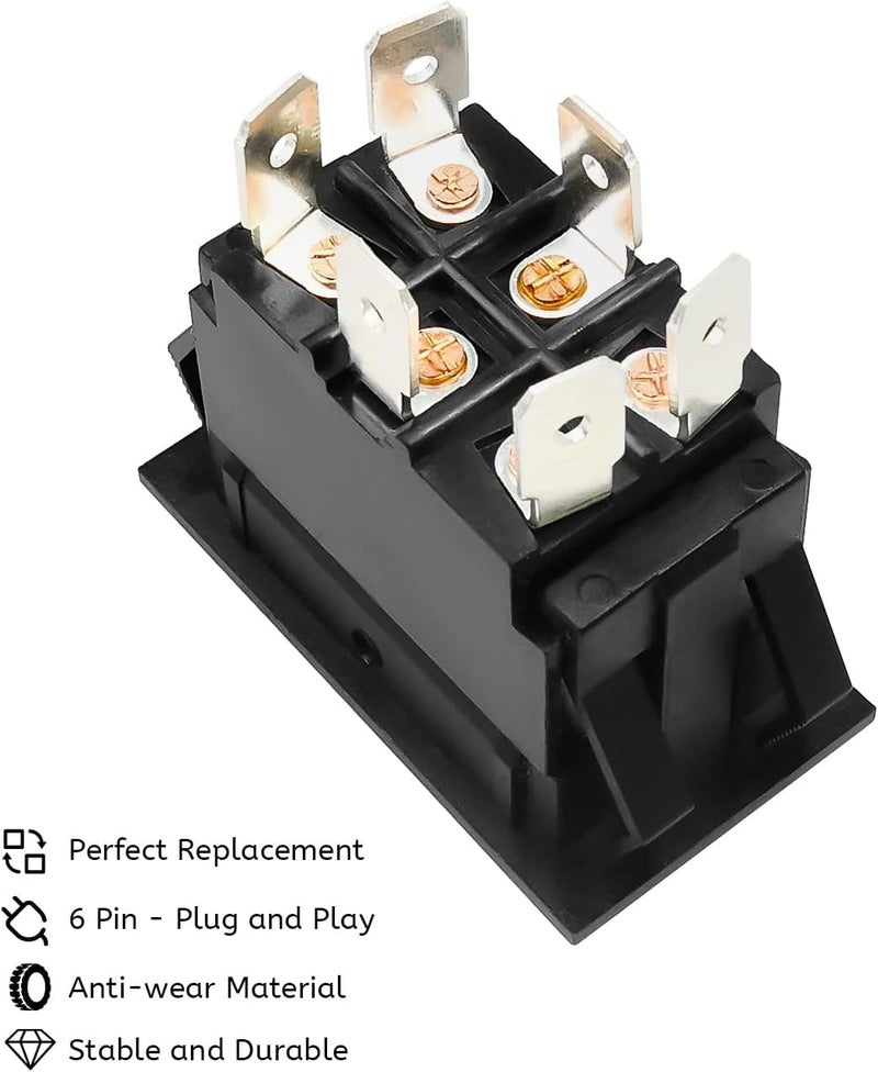 MEEIHUI Chute Control Switch, Replacement Chute Switch for John Deere Snapper Murray Simplicity 1687904 1737378YP 1737379YP 1752240YP 1754865YP 1687905 1737379YP 709954 1687904YP - Image 4